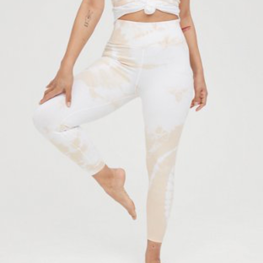 FP Movement Neutral Tie Dye Hi Rise Leggings